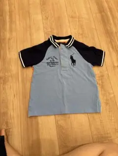 polo Ralph Laurenポロシャツ 青色/オレンジ色