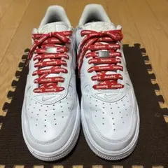 Nike Air Force 1 ホワイト Supremeシューレース