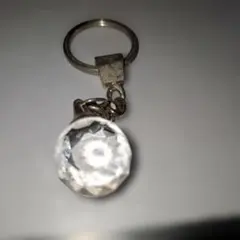 クリスタル調 チャーム キーホルダー