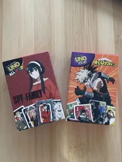 マクドナルドハッピーセットUNO 僕のヒーローアカデミア　SPY×FAMILY