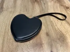 ハート型 ブラック コインケース