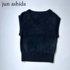 jun ashida ジュン　アシダ ニット・セーター M 黒 【古着】【中古】【送料無料】 2026年最新】jun ashida レディース 長袖 ニット・セーターの人気