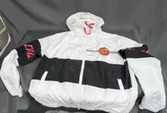 SANTA CRUZ ナイロンジャケット ホワイトブラック