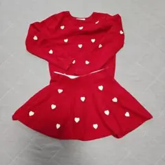 H&M　ハートニット&スカートセット売り　Size110