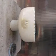 中型 白色 陶器 水鉢