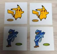 ポケモンパンシール 第211弾 ピカチュウ・ウェーニバル各２枚