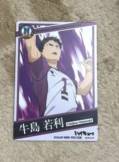 ハイキュー　きゃらくたぶる　カードグミ3　牛島若利