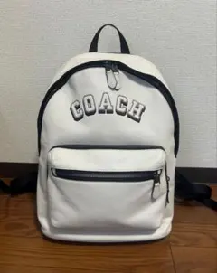 新品】COACH コーチ リュック ホワイト 人気商品 コーチ バックパック 