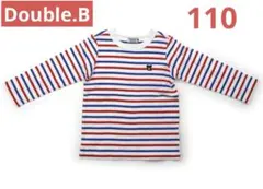 【美品】★ミキハウスダブルビー★長袖Tシャツ★110