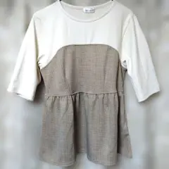 tal.by yumi. ビスチェレイヤード風プルオーバー Lサイズ