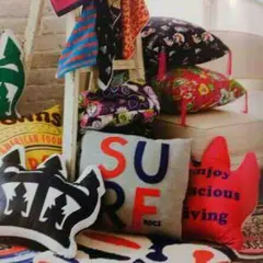 ロデオクラウンズ★ペイズリー柄cushion★新品未使用柄pnk