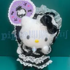 キティ マスコットキーホルダー ロリータ ブラック 黒 サンリオ