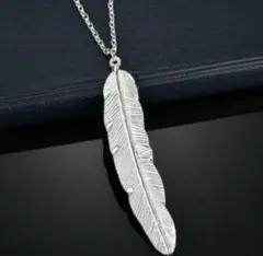 フェザーネックレス シルバー