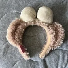 ！値下げ中！ディズニー 耳付きカチューシャ ベージュ