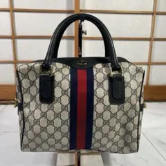 GUCCI グッチ オールドグッチ シェリーライン GGミニ ボストンバッグ