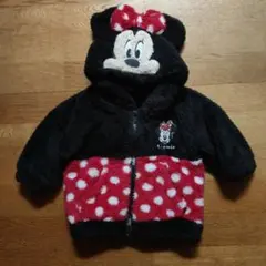 【美品】ミニーマウス フリースジャケット 80