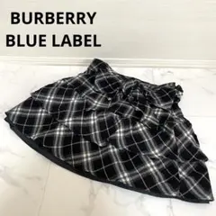 BURBERRY BLUE LABELノバチェック ティアード ミニスカート