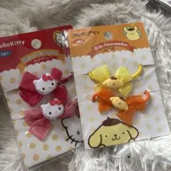 ハローキティ・シナモロール ヘアアクセサリーセット