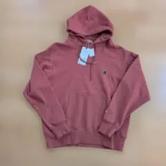 新品　サイズL　Lee Wappen Hoodie ライトピンク