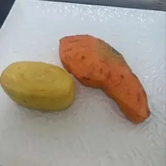 手作りスクイーズ リアル 鮭 卵焼き おまけ付き