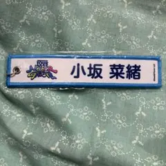 日向坂46 小坂菜緒 ネームタグキーホルダー 青白 ガチャ 縁日 - メルカリ