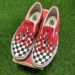 Vans フレイムスチェック スニーカー one ok rock タカ愛用 - メルカリ