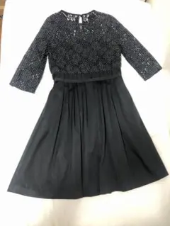 値下げ中！kaene レース切り替えワンピース　結婚式　二次会