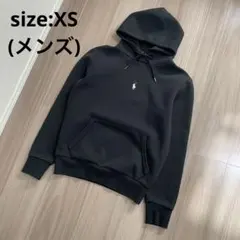 【美品】POLO RALPH LAUREN 現行タグ ダブルニット パーカーXS