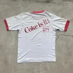 vinvage 80s hanes 青タグ コカコーラ リンガー