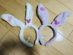 イースター　ウサギ耳カチューシャ ミッキー付き