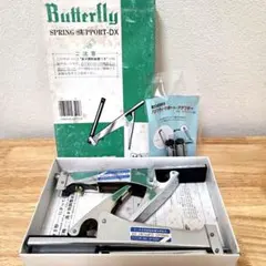 卓球　バタフライ スプリング サポ－ト デラックス & アダプター　レトロ