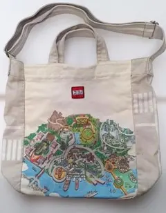 中古品　グラニフ トミカ ショルダーバッグ トートバッグ 駐車場 トミカランド