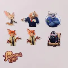 ダイソー　ズートピア　シールワッペン　B