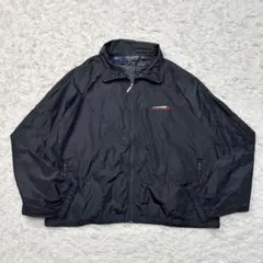 極美品 90s ラルフローレン ポロスポーツ ナイロンジャケット ロゴ 黒