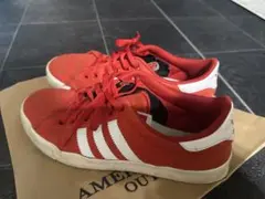 adidas レッド スニーカーアディコートB37476