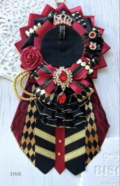 痛ロゼット ロゼット 赤 黒 推し活 推し事