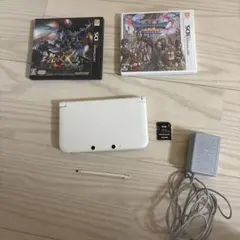 ニンテンドー3DS LL ホワイト 本体とゲームソフト2本