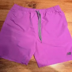 New Balance パープル ショートパンツ XL