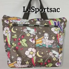LeSportsac トートバッグ 女の人柄 花柄 木ノ実 レスポートサック