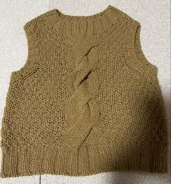 ニットベスト　100cm ELLE