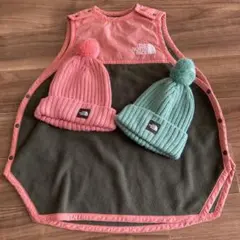 【THE NORTH FACE】ニット帽とフリーススリーパー