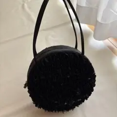 チチニューヨーク　ビーズ　スパンコール　ハンドバック　黒
