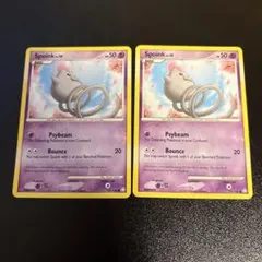 Spoink バネブー 英語版 2枚セットのサムネイル