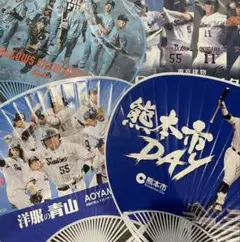 スワローズ 扇子 熊本市DAY 4本セット