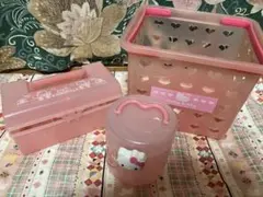 お値下げ♡レア ハローキティ 収納BOX 3点セット