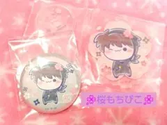 フリューくじ忍たま乱太郎＊桜もちぴこの段＊土井先生＊土井半助＊アクスタ＊缶バッジ