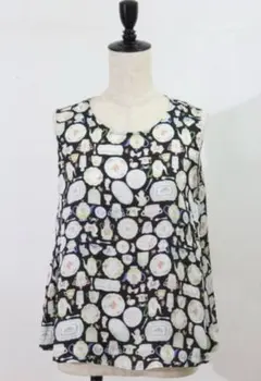 新品 フランシュリッペ オリジナルプリント 晩餐会 ブラウス Mサイズ 