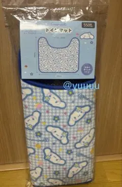 サンリオ　シナモロール　カオハナ　トイレマット