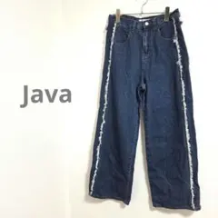 定価5999円 JaVaコラボ クラシカルエルフ サイドフリンジワイドデニムのサムネイル