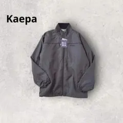 ケイパ ナイロンジャケット 耐久撥水 フルジップ ロゴ刺繍 アウター 羽織り